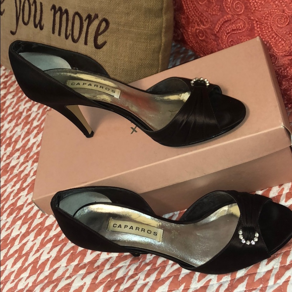 Caparros Dark Brown Heels